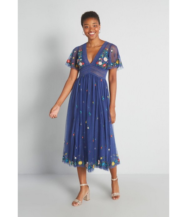 Bouquet Ricochet Midi Dress
