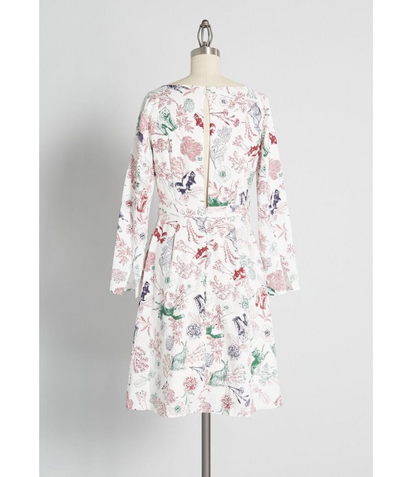 Floral and Flaunt It Fit and Flare Dress