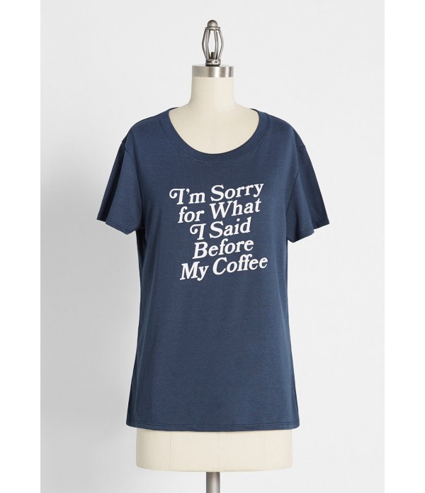 Not Before My Coffee Graphic Tee