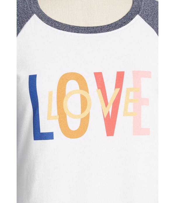 Love Graphic Raglan Tee