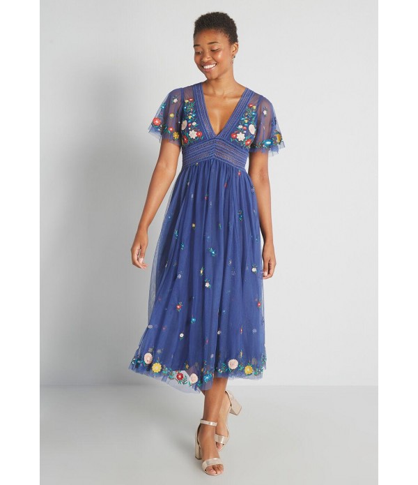 Bouquet Ricochet Midi Dress