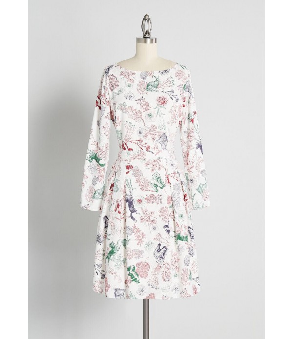 Floral and Flaunt It Fit and Flare Dress