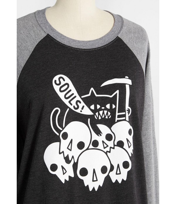 Soul Cat-cher Raglan Tee