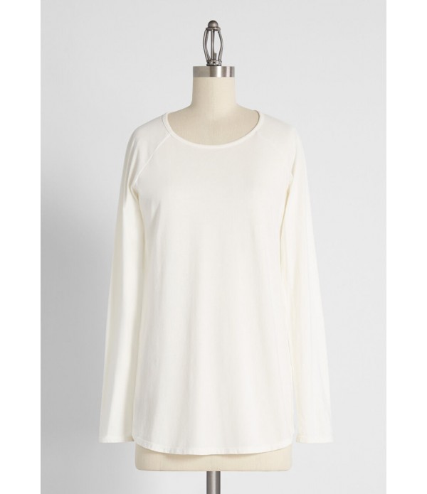 Completely At Ease Cotton Raglan Tee