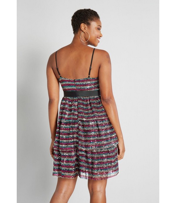 Glistening Rainbows Mini Dress
