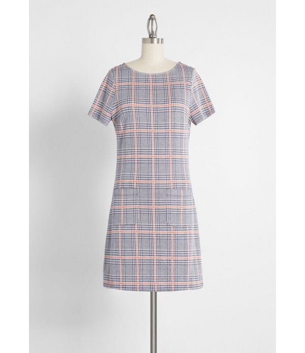 Don't Be Plaid About Fall Shift Dress