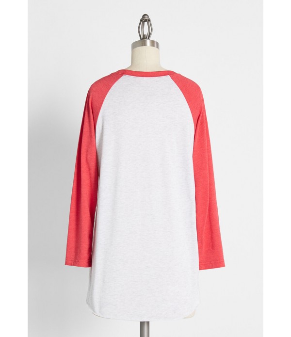 Gnome for the Holidays Graphic Raglan Tee