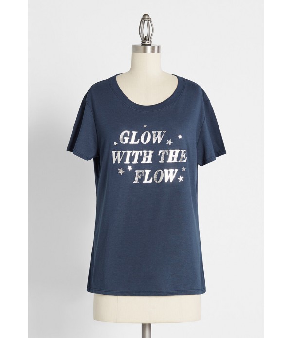 Glow With the Flow Graphic Tee