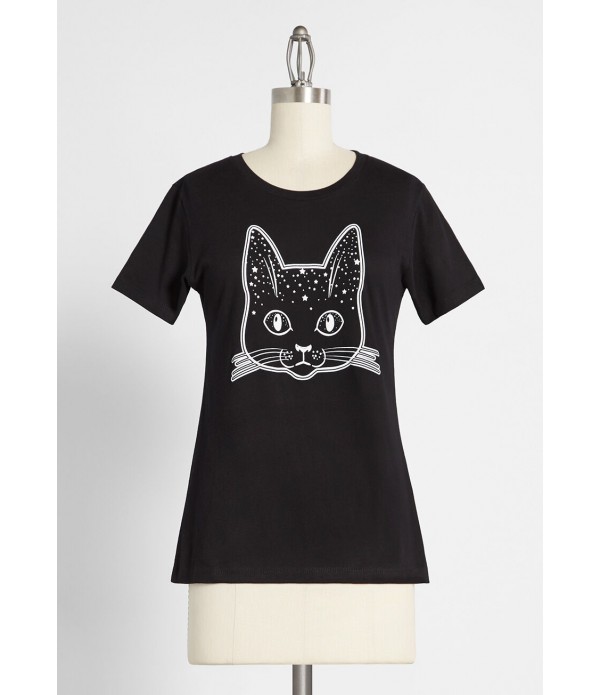 Cosmical Cat Graphic Tee