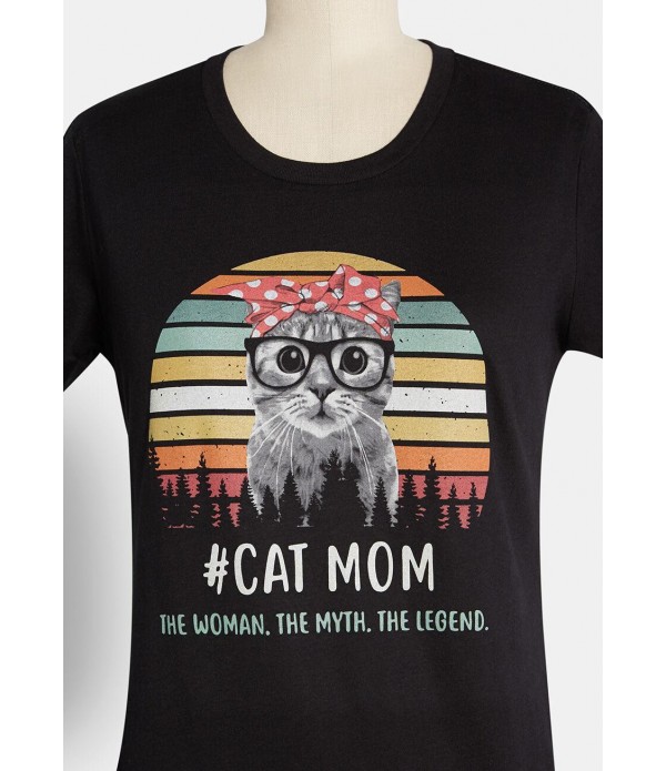Cat Moms Unite Graphic Tee