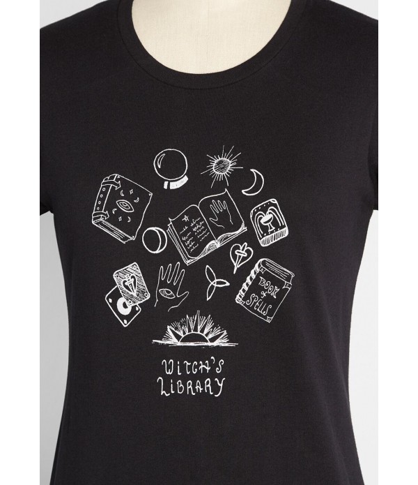 Witch's Library Graphic Tee