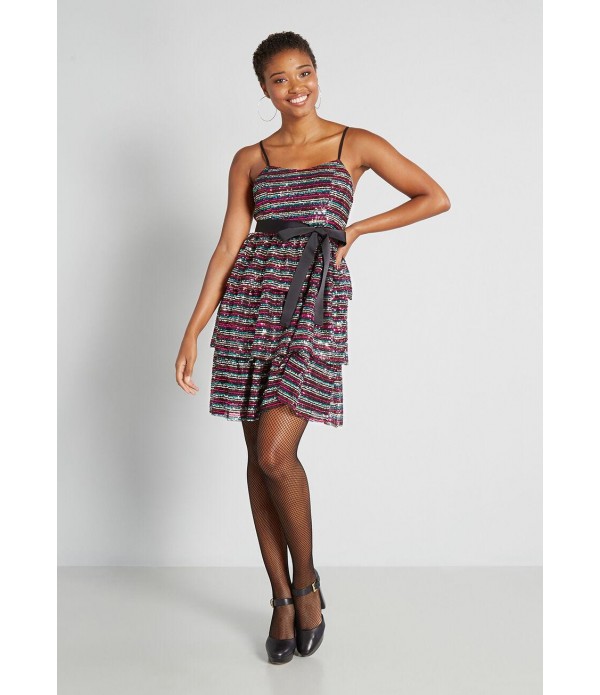 Glistening Rainbows Mini Dress