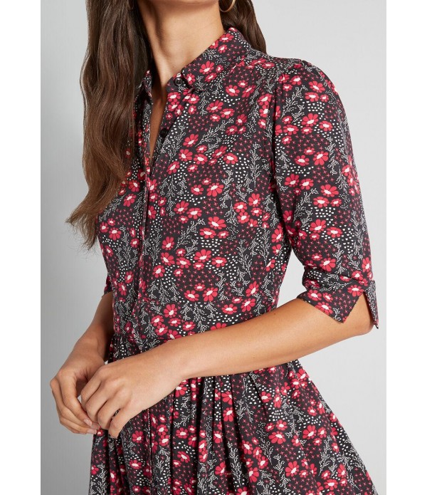 Flowerbeds Forever Midi Dress