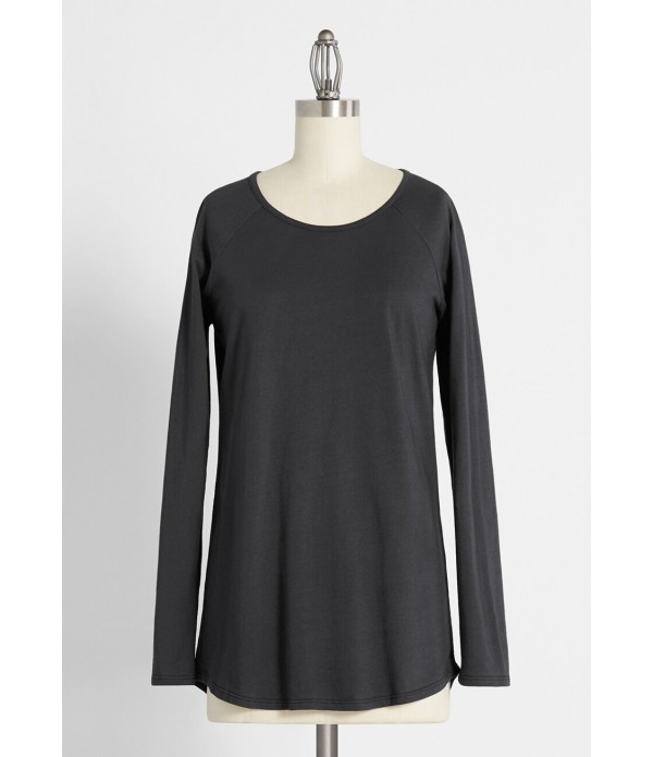 Completely At Ease Cotton Raglan Tee