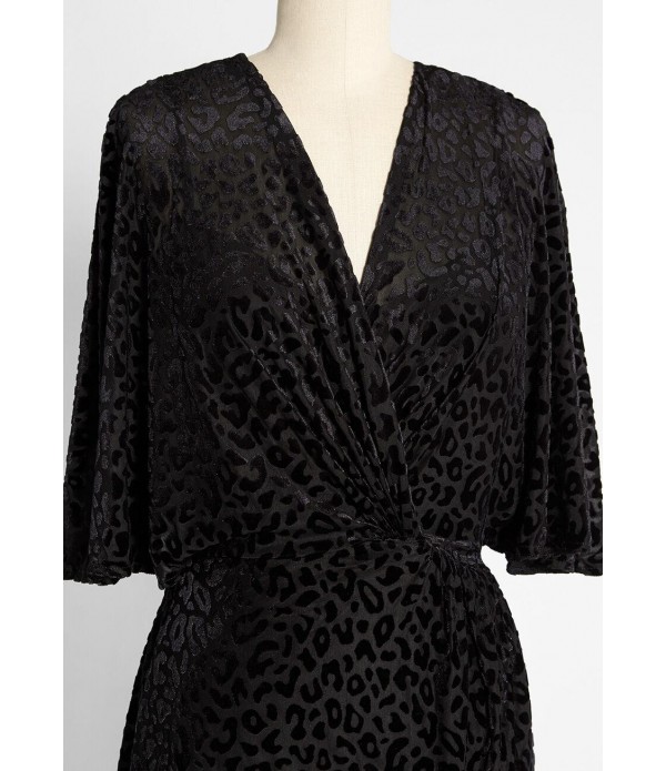 Dramatic Depths Velvet Dress